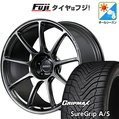 【新品国産車用5穴114.3】 オールシーズンタイヤ ホイール4本セット 245/40R20 グリップマックス シュアグリップ オールシーズン(限定) RAYS レイズ ボルクレーシング GT90 8.5J 20インチ(送料無料)｜フジコーポレーション