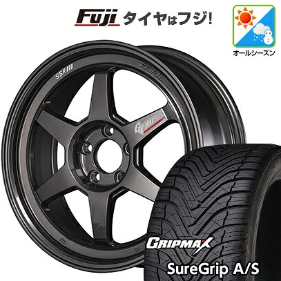 【新品国産車用5穴100】 オールシーズンタイヤ ホイール4本セット 225/40R18 グリップマックス シュアグリップ オールシーズン(限定) SSR GT GTX05 DR EDITION 8.5J 18インチ(送料無料)