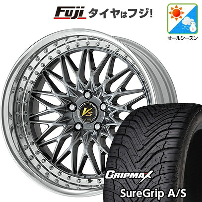 【新品国産車用5穴100】 オールシーズンタイヤ ホイール4本セット 225/40R18 グリップマックス シュアグリップ オールシーズン(限定) WORK ワーク VS VS-XV 7.5J 18インチ(送料無料)