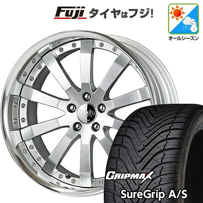 【新品国産車用5穴114.3】 オールシーズンタイヤ ホイール4本セット 225/45R19 グリップマックス シュアグリップ オールシーズン(限定) WORK ワーク エクイップ E10 8.5J 19インチ(送料無料)