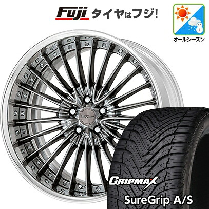 【新品国産車用5穴114.3】 オールシーズンタイヤ ホイール4本セット 225/45R19 グリップマックス シュアグリップ オールシーズン(限定) WORK ワーク シュヴァート グラソン 8.5J 19インチ(送料無料)