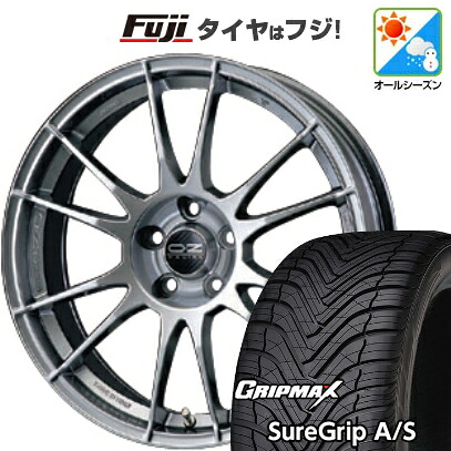 【新品国産車用5穴114.3】 オールシーズンタイヤ ホイール4本セット 225/40R18 グリップマックス シュアグリップ オールシーズン(限定) OZ ウルトラレッジェーラ 8J 18インチ(送料無料)|フジコーポレーション