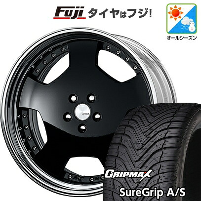 【新品国産車用5穴114.3】 オールシーズンタイヤ ホイール4本セット 235/55R19 グリップマックス シュアグリップ オールシーズン(限定2024年製) WORK ワーク ランベック LDZ 7.5J 19インチ(送料無料) 129,950円