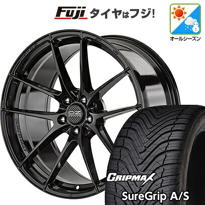 【新品国産車用5穴114.3】 オールシーズンタイヤ ホイール4本セット 225/40R19 グリップマックス シュアグリップ オールシーズン(限定) OZ レッジェーラHLT 8J 19インチ(送料無料)|フジコーポレーション