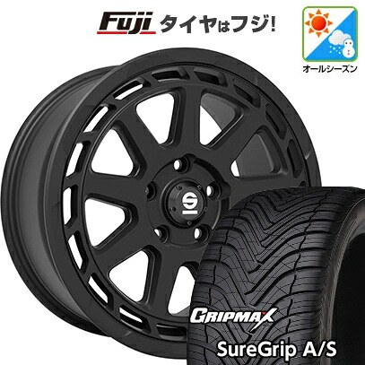 【新品国産車用5穴114.3】 オールシーズンタイヤ ホイール4本セット 235/50R18 グリップマックス シュアグリップ オールシーズン(限定) OZ SPARCO グラベル 8J 18インチ(送料無料)|フジコーポレーション