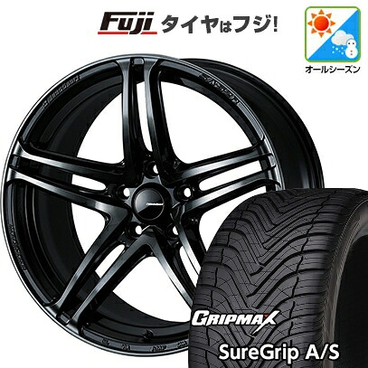 【新品国産車用5穴114.3】 オールシーズンタイヤ ホイール4本セット 235/50R18 グリップマックス シュアグリップ オールシーズン(限定) WEDS ウェッズスポーツ SA-52R 7.5J 18インチ(送料無料)