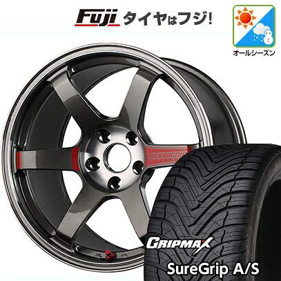 【新品国産車用5穴114.3】 オールシーズンタイヤ ホイール4本セット 225/40R18 グリップマックス シュアグリップ オールシーズン(限定) RAYS レイズ ボルクレーシング TE37 サーガ SL 8.5J 18インチ(送料無料)|フジコーポレーション