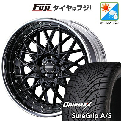 【新品国産車用5穴100】 オールシーズンタイヤ ホイール4本セット 225/40R19 グリップマックス シュアグリップ オールシーズン(限定) WEDS ウェッズ マーベリック 1613M 8J 19インチ(送料無料)