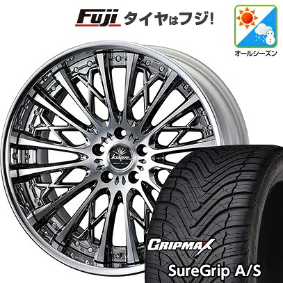 【新品国産車用5穴114.3】 オールシーズンタイヤ ホイール4本セット 245/40R20 グリップマックス シュアグリップ オールシーズン(限定) WEDS ウェッズ クレンツェ シュリット【限定】 8.5J 20インチ(送料無料)