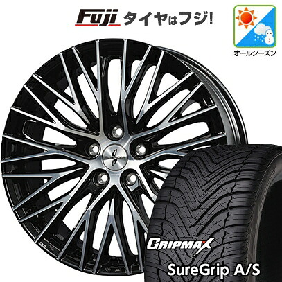 【新品国産車用5穴114.3】 オールシーズンタイヤ ホイール4本セット 245/40R20 グリップマックス シュアグリップ オールシーズン(限定) ブリヂストン サヴェンサー LX-M15 8.5J 20インチ(送料無料)｜フジコーポレーション