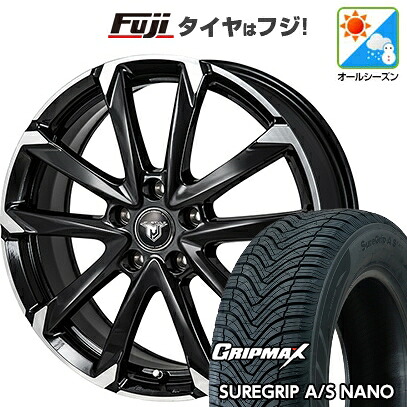 【新品国産車用5穴114.3】 オールシーズンタイヤ ホイール4本セット 225/65R17 グリップマックス シュアグリップ オールシーズン ナノ(限定) モンツァ JPスタイル MJ-V 7J 17インチ(送料無料) 67,430円