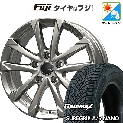 【新品国産車用5穴100】 オールシーズンタイヤ ホイール4本セット 225/60R17 グリップマックス シュアグリップ オールシーズン ナノ(限定) モンツァ ZACK JP-325 7J 17インチ(送料無料)｜フジコーポレーション