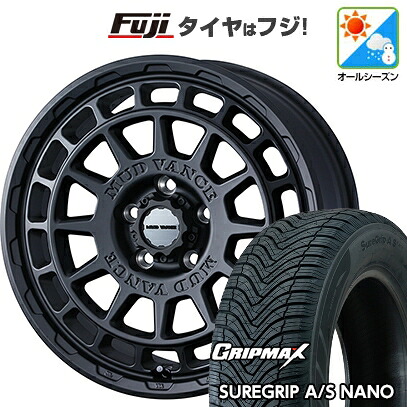 【新品国産車用5穴114.3】 オールシーズンタイヤ ホイール4本セット 225/65R17 グリップマックス シュアグリップ オールシーズン ナノ(限定) WEDS ウェッズアドベンチャー マッドヴァンス X タイプF 7J 17インチ(送料無料)|フジコーポレーション