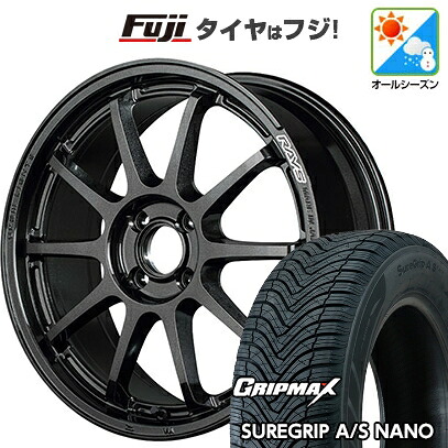 【新品国産車用5穴114.3】 オールシーズンタイヤ ホイール4本セット 225/65R17 グリップマックス シュアグリップ オールシーズン ナノ(限定) RAYS レイズ グラムライツ 57NR 7J 17インチ(送料無料) 99,550円