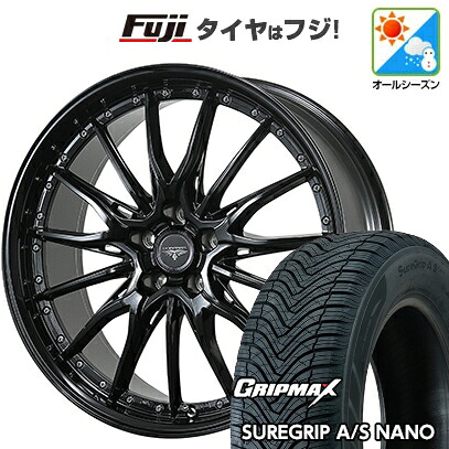【新品国産車用5穴114.3】 オールシーズンタイヤ ホイール4本セット 225/65R17 グリップマックス シュアグリップ オールシーズン ナノ(限定) トピー ドルフレン ヒューバー 7J 17インチ(送料無料)|フジコーポレーション