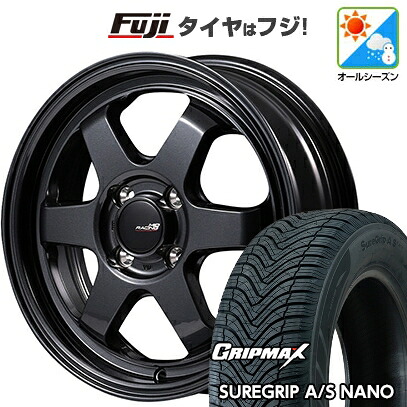【新品国産車用5穴114.3】 オールシーズンタイヤ ホイール4本セット 225/60R17 グリップマックス シュアグリップ オールシーズン ナノ(限定) MID WHEELS MID RACING R06 7.5J 17インチ(送料無料) 83,160円