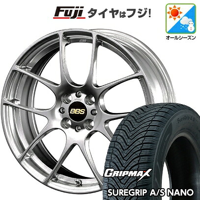 【新品国産車用5穴114.3】 オールシーズンタイヤ ホイール4本セット 225/65R17 グリップマックス シュアグリップ オールシーズン ナノ(限定) BBS JAPAN RF 7J 17インチ(送料無料)|フジコーポレーション