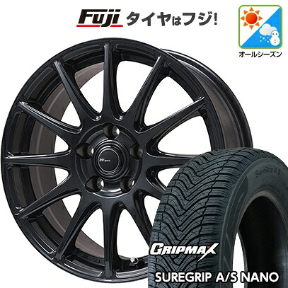 【新品】60系プリウス オールシーズンタイヤ ホイール4本セット 195/60R17 グリップマックス シュアグリップ オールシーズン ナノ(限定) ビッグウエイ BWスポーツ S-120 ダークガンメタ 7J 17インチ(送料無料)｜フジコーポレーション
