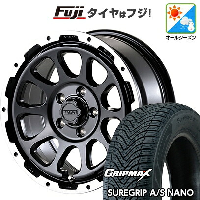 【新品国産車用5穴114.3】 オールシーズンタイヤ ホイール4本セット 225/60R17 グリップマックス シュアグリップ オールシーズン ナノ(限定) モーターファーム ファームD10 7J 17インチ(送料無料)|フジコーポレーション