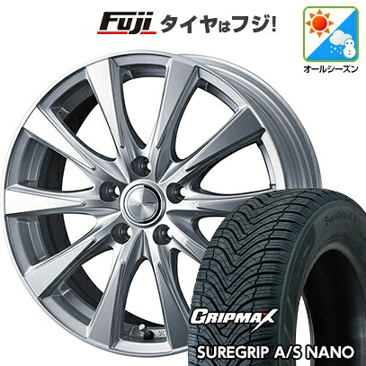 【新品国産車用5穴100】 オールシーズンタイヤ ホイール4本セット 225/60R17 グリップマックス シュアグリップ オールシーズン ナノ(限定) WEDS ウェッズ ジョーカー スピリッツ 7J 17インチ(送料無料)