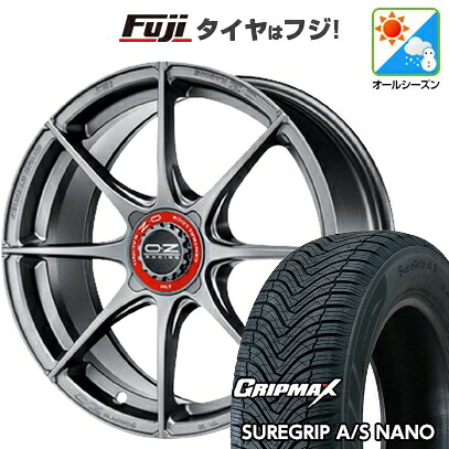 【新品国産車用5穴114.3】 オールシーズンタイヤ ホイール4本セット 225/65R17 グリップマックス シュアグリップ オールシーズン ナノ(限定) OZ フォーミュラHLT 7.5J 17インチ(送料無料)｜フジコーポレーション