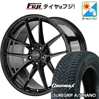 【新品国産車用5穴114.3】 オールシーズンタイヤ ホイール4本セット 225/65R17 グリップマックス シュアグリップ オールシーズン ナノ(限定) OZ レッジェーラHLT 7.5J 17インチ(送料無料)｜フジコーポレーション