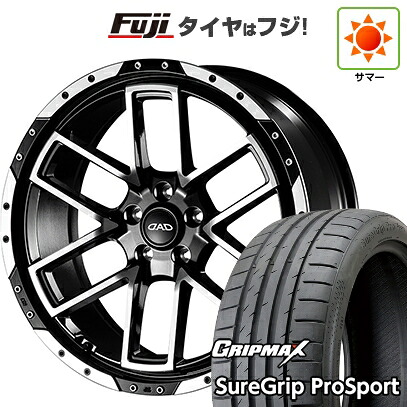 【新品国産車用5穴114.3】 夏タイヤ ホイール4本セット 255/45R20 グリップマックス シュアグリップ PRO SPORT BSW（限定） ギャルソン ツェンレイン ヴォーグ 9J 20インチ(送料無料)