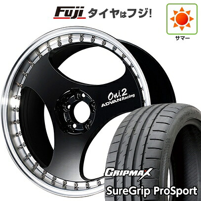 【新品国産車用5穴114.3】 夏タイヤ ホイール4本セット 255/45R20 グリップマックス シュアグリップ PRO SPORT BSW（限定） ヨコハマ アドバンレーシング ONI2 プログレッシブ 9J 20インチ(送料無料) 177,750円