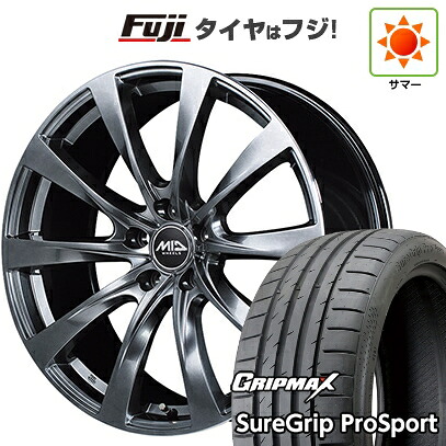 【新品国産車用5穴114.3】 夏タイヤ ホイール4本セット 225/35R19 グリップマックス シュアグリップ PRO SPORT BSW（限定） MID WHEELS レフィナーダ モーション2 トヨタ・レクサス車専用 8J 19インチ(送料無料)