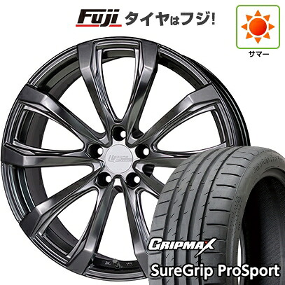【新品国産車用5穴114.3】 夏タイヤ ホイール4本セット 225/40R19 グリップマックス シュアグリップ PRO SPORT BSW(限定) ホットスタッフ シュティッヒ レグザスフォージド FS-01 トヨタ・レクサス用 8J 19インチ(送料無料)