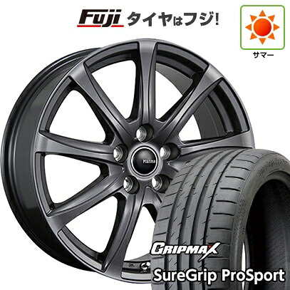 【新品国産車用5穴114.3】 夏タイヤ ホイール4本セット 245/45R19 グリップマックス シュアグリップ PRO SPORT BSW(限定) TWS ハンナ TL9 トヨタ・レクサス専用 8J 19インチ(送料無料)|フジコーポレーション