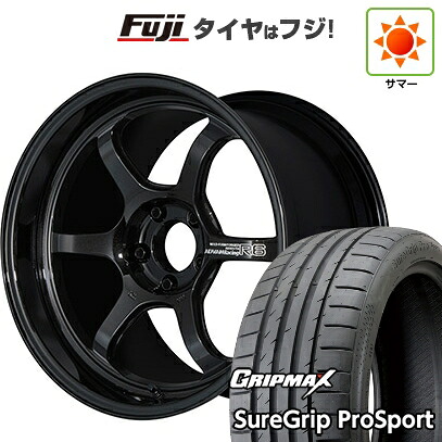 【新品国産車用5穴114.3】 夏タイヤ ホイール4本セット 225/40R18 グリップマックス シュアグリップ PRO SPORT BSW（限定） ヨコハマ アドバンレーシング R6 9J 18インチ(送料無料)｜フジコーポレーション