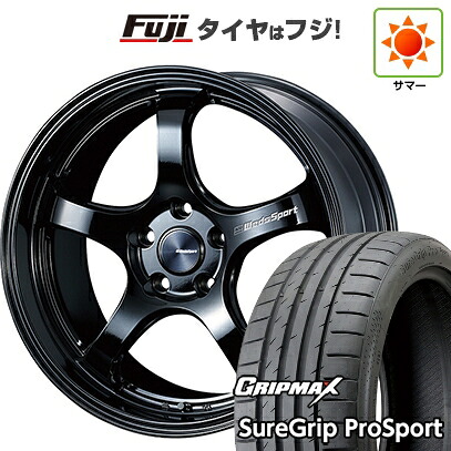 【新品国産車用5穴114.3】 夏タイヤ ホイール4本セット 225/35R19 グリップマックス シュアグリップ PRO SPORT BSW（限定） WEDS ウェッズスポーツ RN-05M 8.5J 19インチ(送料無料)