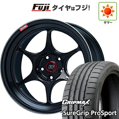 【新品国産車用5穴100】 夏タイヤ ホイール4本セット 215/40R18 グリップマックス シュアグリップ PRO SPORT BSW（限定） ENKEI エンケイ PerformanceLine PF06【限定】 7.5J 18インチ(送料無料)