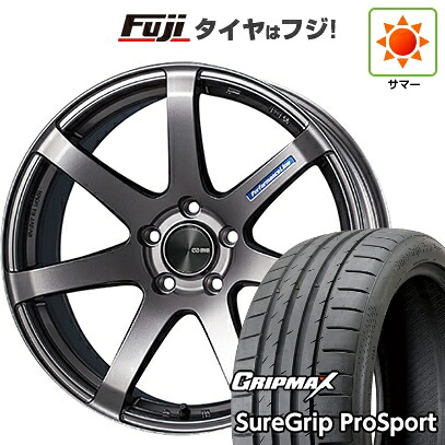 【新品国産車用5穴100】 夏タイヤ ホイール4本セット 225/40R19 グリップマックス シュアグリップ PRO SPORT BSW（限定） ENKEI エンケイ PerformanceLine PF07 8J 19インチ(送料無料)