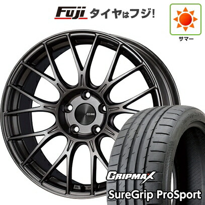 【新品国産車用5穴100】 夏タイヤ ホイール4本セット 245/45R19 グリップマックス シュアグリップ PRO SPORT BSW（限定） ENKEI エンケイ PerformanceLine PFM1 7.5J 19インチ(送料無料)