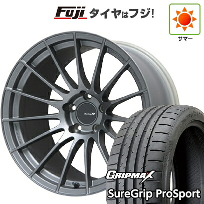 【新品国産車用5穴100】 夏タイヤ ホイール4本セット 225/40R18 グリップマックス シュアグリップ PRO SPORT BSW（限定） ENKEI エンケイ Racing Revolution RS-05RR 8.5J 18インチ(送料無料)