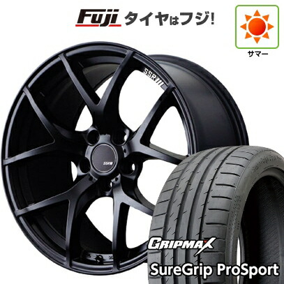 【新品国産車用5穴114.3】 夏タイヤ ホイール4本セット 245/40R19 グリップマックス シュアグリップ PRO SPORT BSW（限定） SSR GT GTV03 8.5J 19インチ(送料無料)｜フジコーポレーション