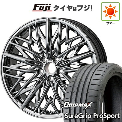 【新品国産車用5穴114.3】 夏タイヤ ホイール4本セット 255/45R20 グリップマックス シュアグリップ PRO SPORT BSW（限定） WALD ヴァルド ジェニュインライン M-001 8J 20インチ(送料無料)