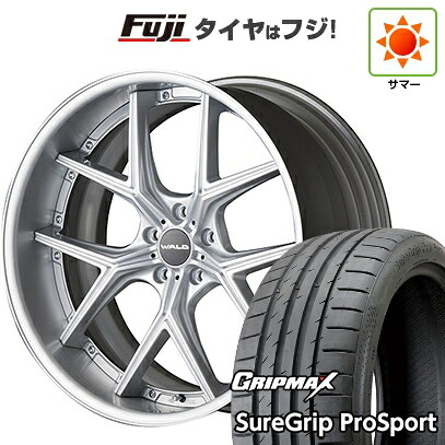 【新品国産車用5穴114.3】 夏タイヤ ホイール4本セット 245/40R21 グリップマックス シュアグリップ PRO SPORT BSW（限定2024年製） WALD ヴァルド イリマ 2P I12-C 8.5J 21インチ(送料無料)