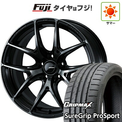 【新品国産車用5穴100】 夏タイヤ ホイール4本セット 225/40R18 グリップマックス シュアグリップ PRO SPORT BSW（限定） WEDS ウェッズスポーツ SA-01R 8.5J 18インチ(送料無料)