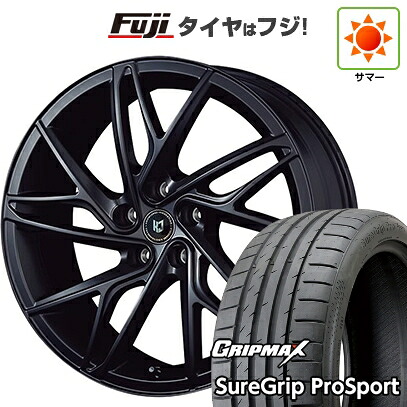 【新品国産車用5穴114.3】 夏タイヤ ホイール4本セット 245/40R20 グリップマックス シュアグリップ PRO SPORT BSW（限定） コーセイ レヴゲイン NR35S 8.5J 20インチ(送料無料)