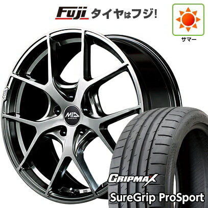 【新品国産車用5穴114.3】 夏タイヤ ホイール4本セット 215/50R18 グリップマックス シュアグリップ PRO SPORT BSW（限定2024年製） MID WHEELS MID EXCLUSIVE 025F 7J 18インチ(送料無料)