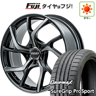 【新品国産車用5穴114.3】 夏タイヤ ホイール4本セット 245/40R19 グリップマックス シュアグリップ PRO SPORT BSW（限定） RAYS レイズ VMF C-01 PREMIUM 8J 19インチ(送料無料)