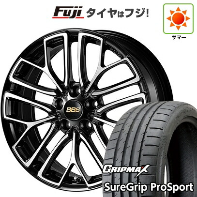 【新品国産車用5穴114.3】 夏タイヤ ホイール4本セット 215/45R18 グリップマックス シュアグリップ PRO SPORT BSW（限定） BBS JAPAN RE-X 7.5J 18インチ(送料無料)