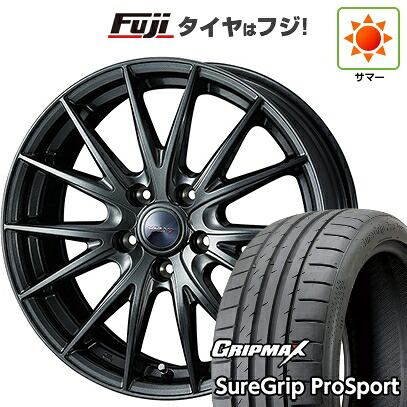 【新品国産車用5穴100】 夏タイヤ ホイール4本セット 215/40R18 グリップマックス シュアグリップ PRO SPORT BSW（限定） WEDS ウェッズ ヴェルバ スポルトII 7J 18インチ(送料無料)