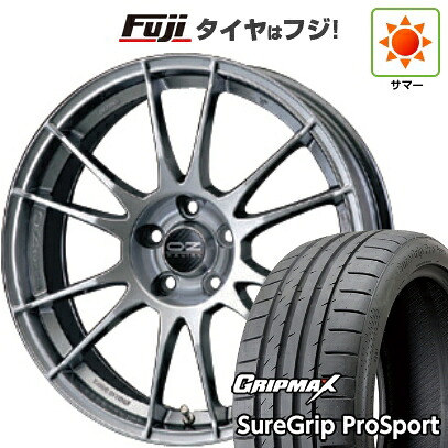 【新品国産車用5穴100】 夏タイヤ ホイール4本セット 215/40R18 グリップマックス シュアグリップ PRO SPORT BSW（限定） OZ ウルトラレッジェーラ 8J 18インチ(送料無料)