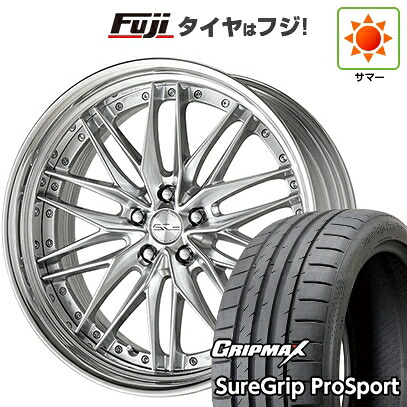 【新品国産車用5穴114.3】 夏タイヤ ホイール4本セット 265/40R22 グリップマックス シュアグリップ PRO SPORT BSW(限定) WORK ワーク シュヴァート クヴェルII 9J 22インチ(送料無料)