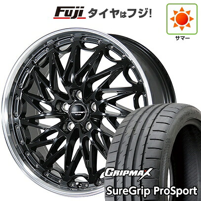 【新品国産車用5穴114.3】 夏タイヤ ホイール4本セット 245/40R20 グリップマックス シュアグリップ PRO SPORT BSW（限定） トピー ドルフレン エクスクルーシブ TLM-02 数量限定 8.5J 20インチ(送料無料)