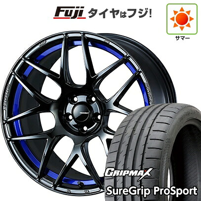【新品国産車用5穴100】 夏タイヤ ホイール4本セット 215/40R18 グリップマックス シュアグリップ PRO SPORT BSW（限定） WEDS ウェッズスポーツ SA-27R【限定】 7.5J 18インチ(送料無料)
